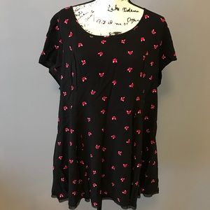 Torrid 2 Fox Print Blouse